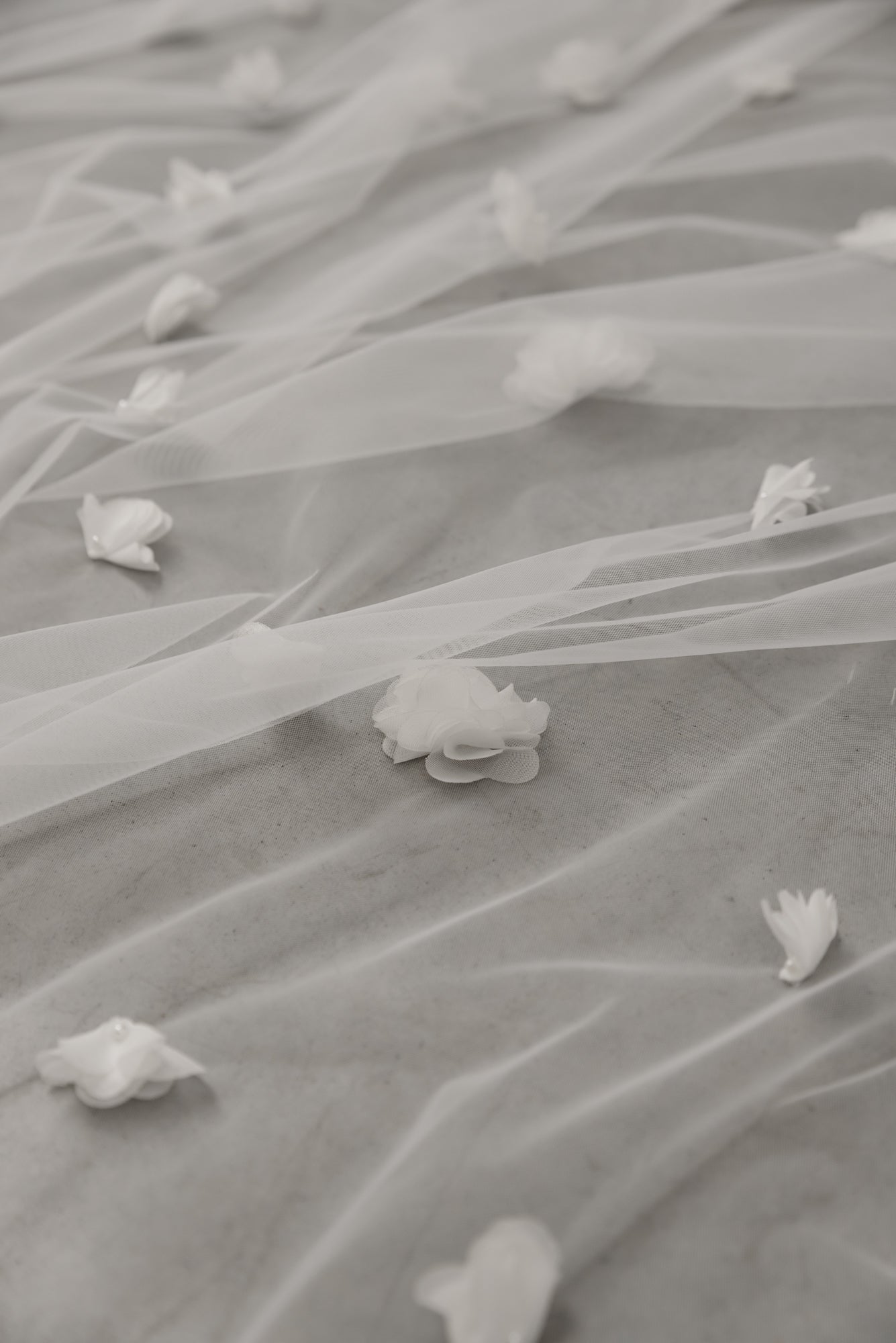 Exquisite Off-White Tulle Bridal Veil