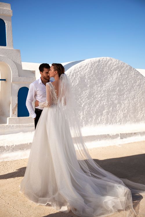 Envision Your Perfect Day: Bridal Dresses & Veil from Aria Collection - CBB Market